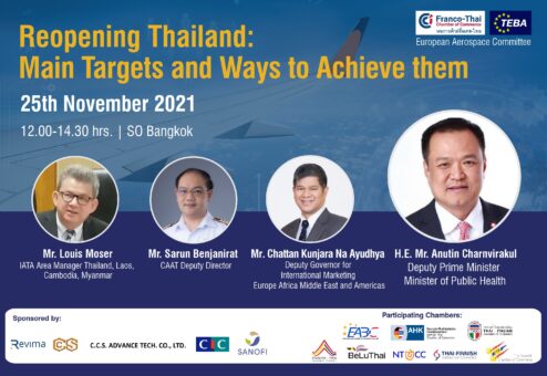 Lunch Talk on “Reopening Thailand: Main Targets and Ways to Achieve them”