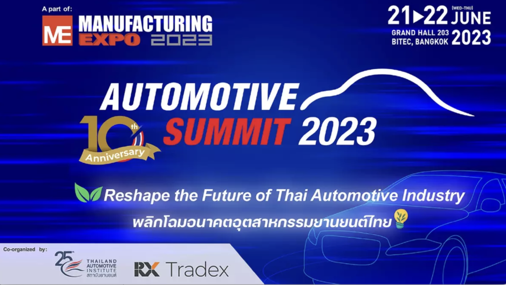 “Automotive Summit 2023” at Manufacturing Expo 2023. Thai European